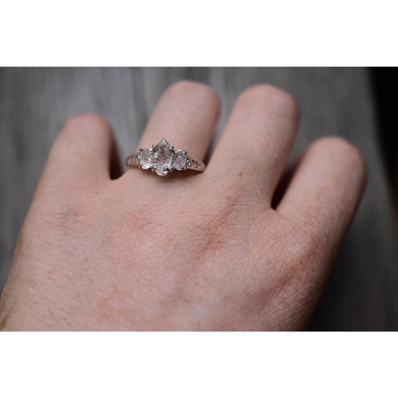 Alternative Engagement Ring Promise Ring  size 4 5 6 7 8 9 10 11 12 13 - Picture 2 of 4